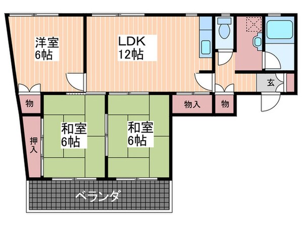 新中広ビルの物件間取画像